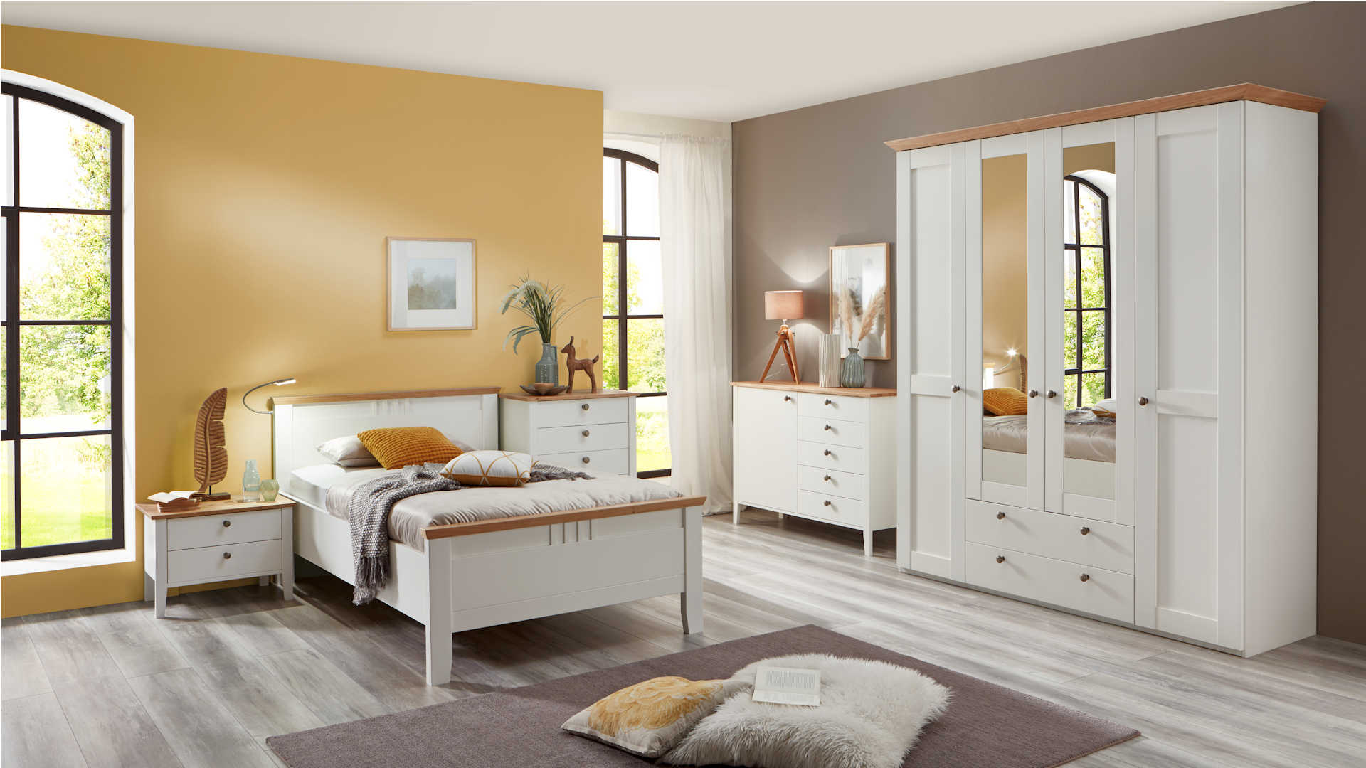 Single-Schlafzimmer Landhausstil Z21843