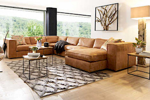 Ledersofa Z22015 - robust