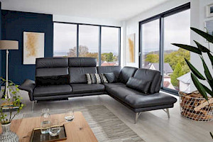 Ledersofa Z21960 - aktuelles Design