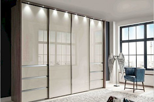 Schwebetürenschrank 330cm Glasfront Z22053